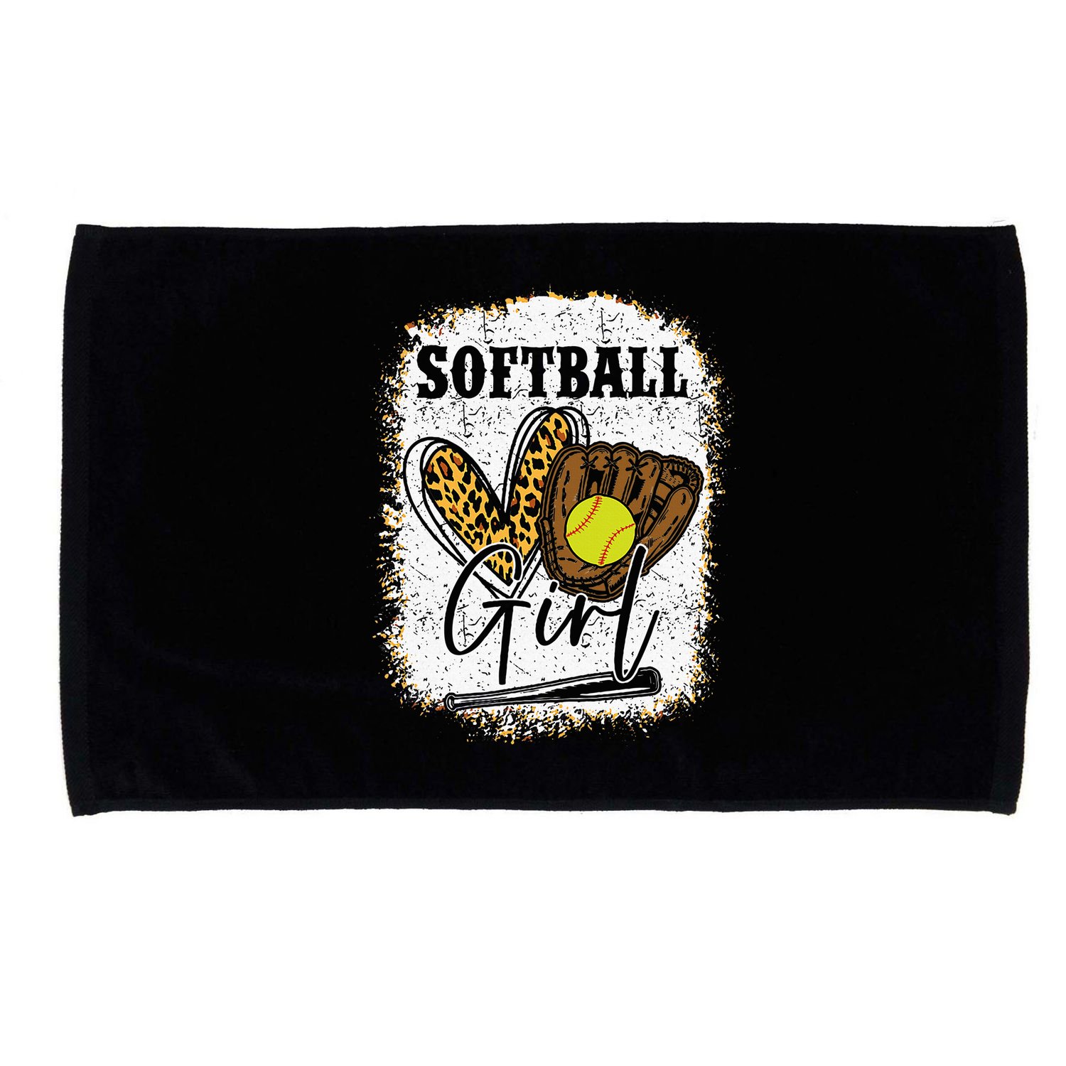 Softball Girl Softball Microfiber Hand Towel