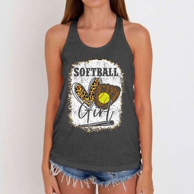 Softball Girl Softball Women's Knotted Racerback Tank