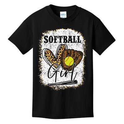 Softball Girl Softball Kids T-Shirt