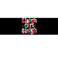 Sleigh Girl Sleigh Christmas Retro Xmas Holiday Bumper Sticker