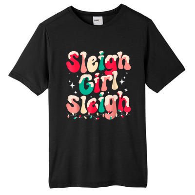 Sleigh Girl Sleigh Christmas Retro Xmas Holiday Tall Fusion ChromaSoft Performance T-Shirt