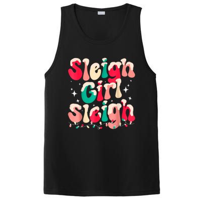 Sleigh Girl Sleigh Christmas Retro Xmas Holiday PosiCharge Competitor Tank