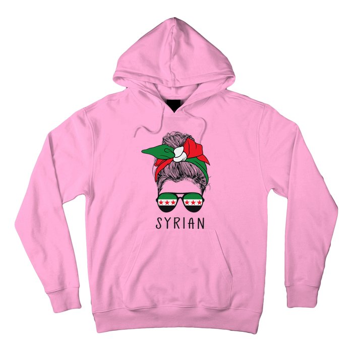 Syrian Girl Syrian Heritage Syria New Flag Hoodie