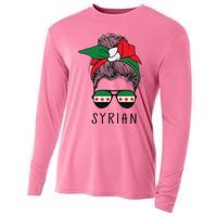 Syrian Girl Syrian Heritage Syria New Flag Cooling Performance Long Sleeve Crew