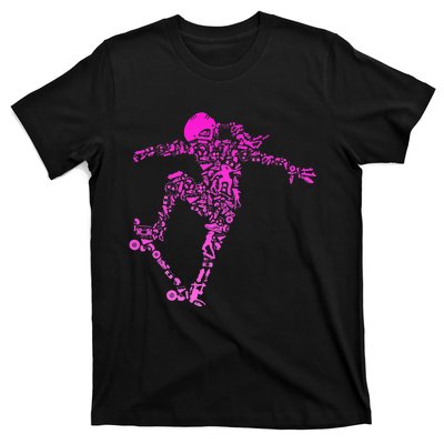 Skater Girl Skateboarder Girl Skateboard Gift T-Shirt