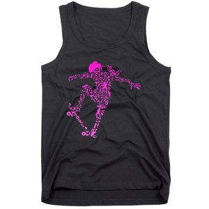 Skater Girl Skateboarder Girl Skateboard Gift Tank Top