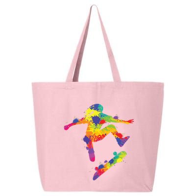 Skater Girl Skateboard Skateboarder Girl 25L Jumbo Tote