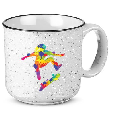 Skater Girl Skateboard Skateboarder Girl 15oz Campfire Ceramic Mug