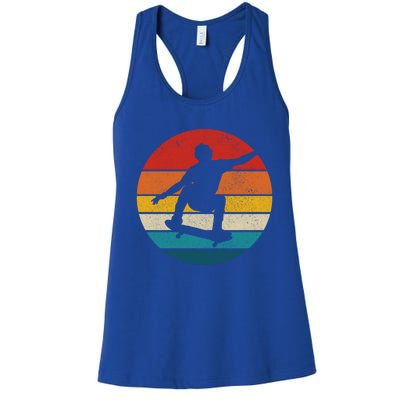 Skater Gift Skateboarding Skateboard Skate Skating Gift Women's Racerback Tank