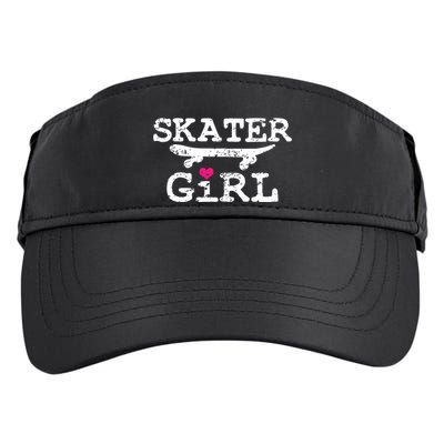 Skater Girl Skateboard Skateboarding Adult Drive Performance Visor