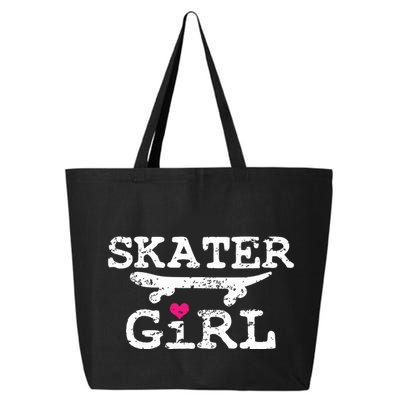 Skater Girl Skateboard Skateboarding 25L Jumbo Tote