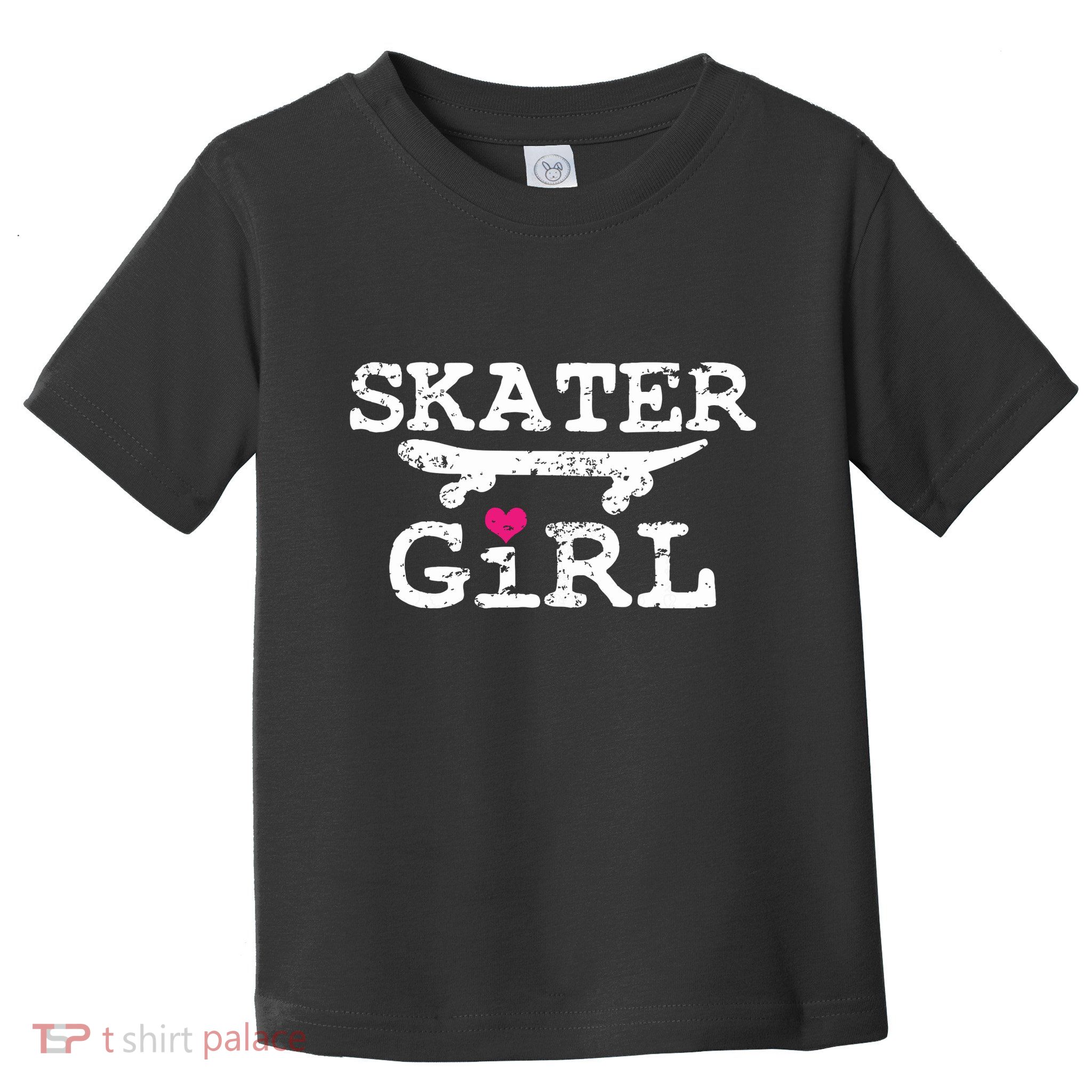 Skater Girl Skateboard Skateboarding Toddler T-Shirt
