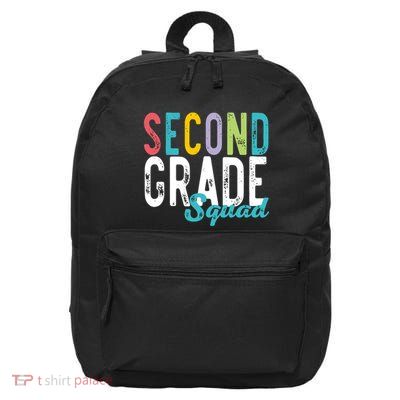 Second Grade Squad Back To School Lover 16 in Basic Backpack