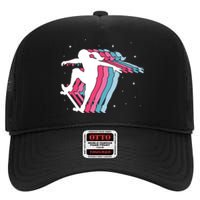 Skater Girl Skateboarder Skateboarding Gift High Crown Mesh Back Trucker Hat