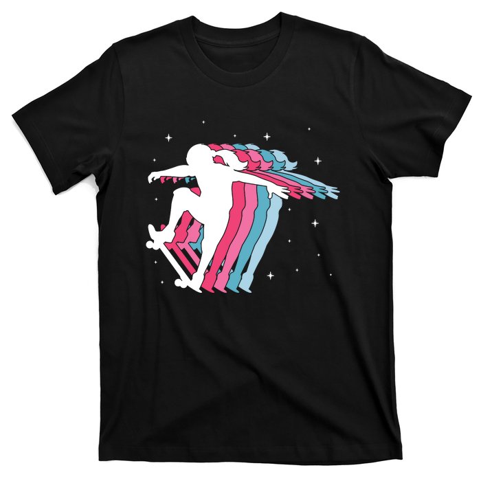 Skater Girl Skateboarder Skateboarding Gift T-Shirt