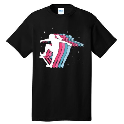 Skater Girl Skateboarder Skateboarding Gift Tall T-Shirt