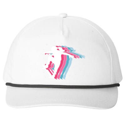 Skater Girl Skateboarder Skateboarding Gift Snapback Five-Panel Rope Hat