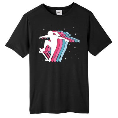 Skater Girl Skateboarder Skateboarding Gift Tall Fusion ChromaSoft Performance T-Shirt