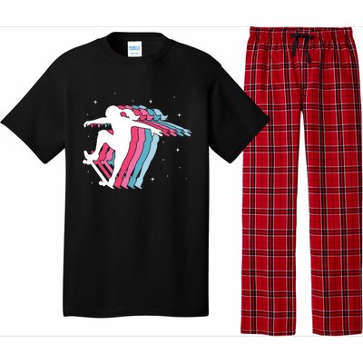 Skater Girl Skateboarder Skateboarding Gift Pajama Set