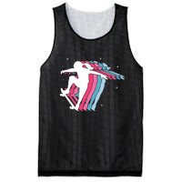 Skater Girl Skateboarder Skateboarding Gift Mesh Reversible Basketball Jersey Tank