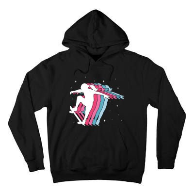 Skater Girl Skateboarder Skateboarding Gift Tall Hoodie