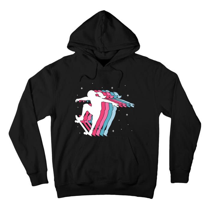 Skater Girl Skateboarder Skateboarding Gift Tall Hoodie