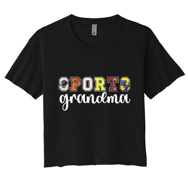 Sports Grandma Sports Grandmother Sport Grandma Gift Crop Top