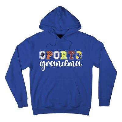 Sports Grandma Sports Grandmother Sport Grandma Gift Tall Hoodie