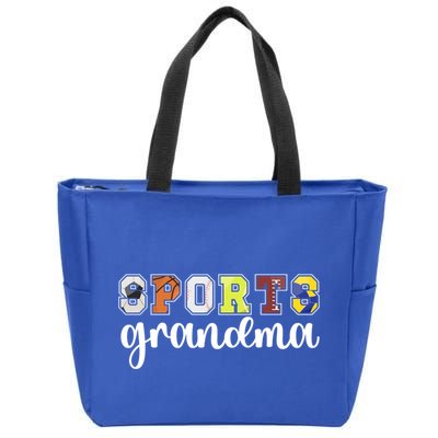 Sports Grandma Sports Grandmother Sport Grandma Gift Zip Tote Bag