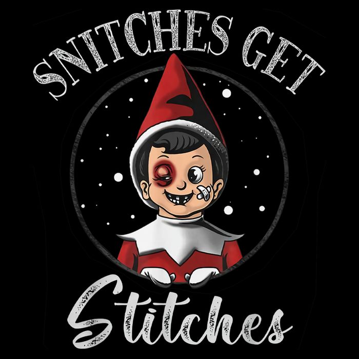 SNITCHES GET STITCHES Stripe Pom Pom Beanie