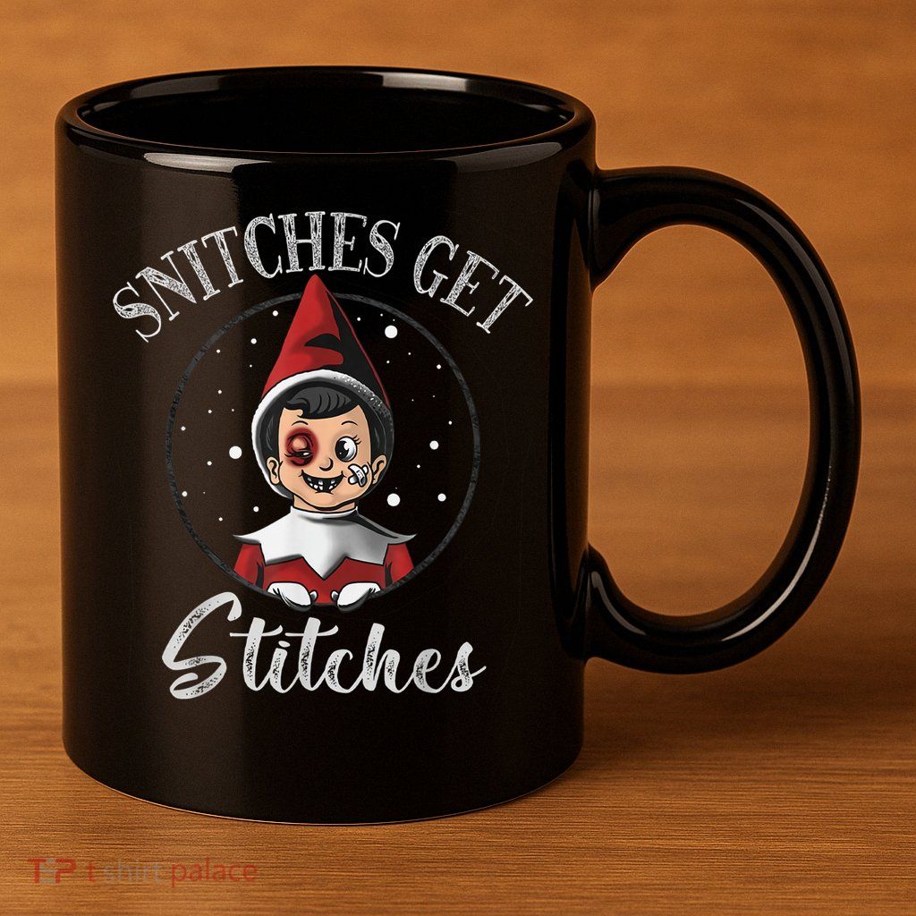 SNITCHES GET STITCHES 11oz C Handle Ceramic Mug