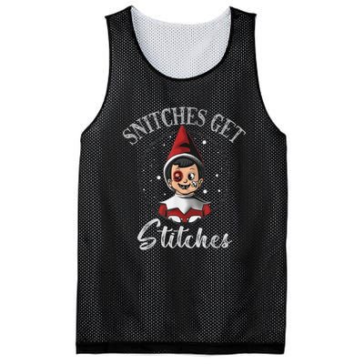 SNITCHES GET STITCHES Mesh Reversible Basketball Jersey Tank