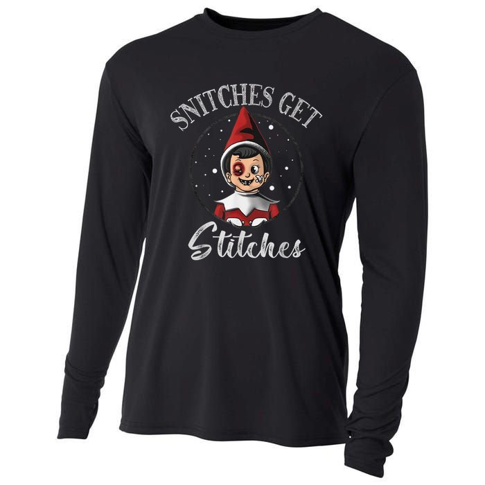 SNITCHES GET STITCHES Cooling Performance Long Sleeve Crew