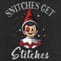 SNITCHES GET STITCHES Golf Towel