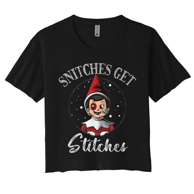 SNITCHES GET STITCHES Crop Top