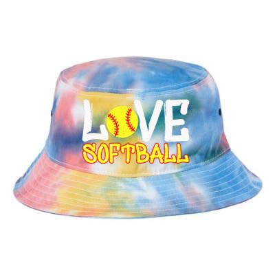 Softball Graphic Saying Tie Dye Newport Bucket Hat