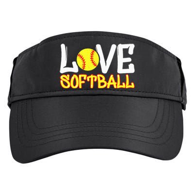 Softball Graphic Saying Adult Drive Performance Visor