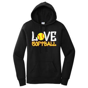 Softball Graphic Saying Women's Pullover Hoodie