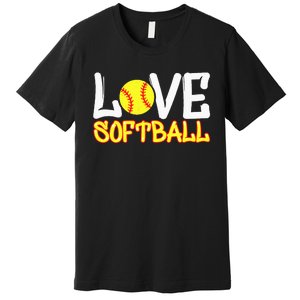 Softball Graphic Saying Premium T-Shirt