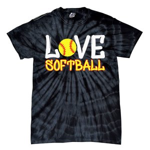 Softball Graphic Saying Tie-Dye T-Shirt