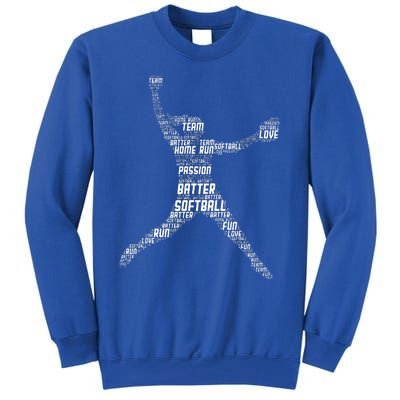 Softball Girl Tall Sweatshirt