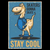 Skaters Gonna Skate Stay Cool Impact Tech Backpack