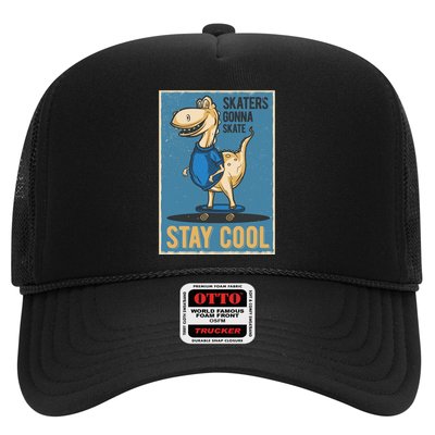 Skaters Gonna Skate Stay Cool Trucker Hat