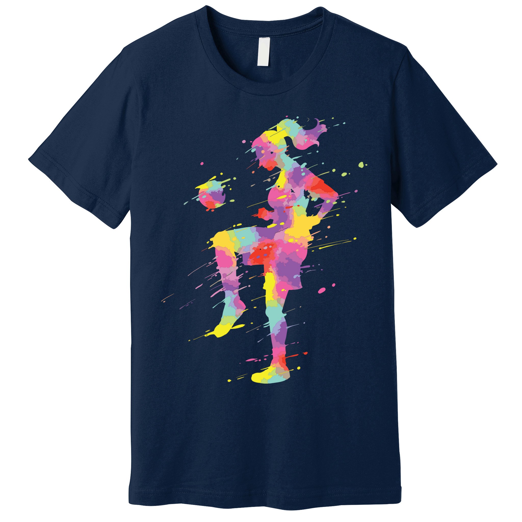 Soccer Girl Premium T-Shirt