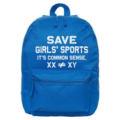 Save Girl Sports Its Common Sense Xx Different To Xy 16 in Basic Backpack