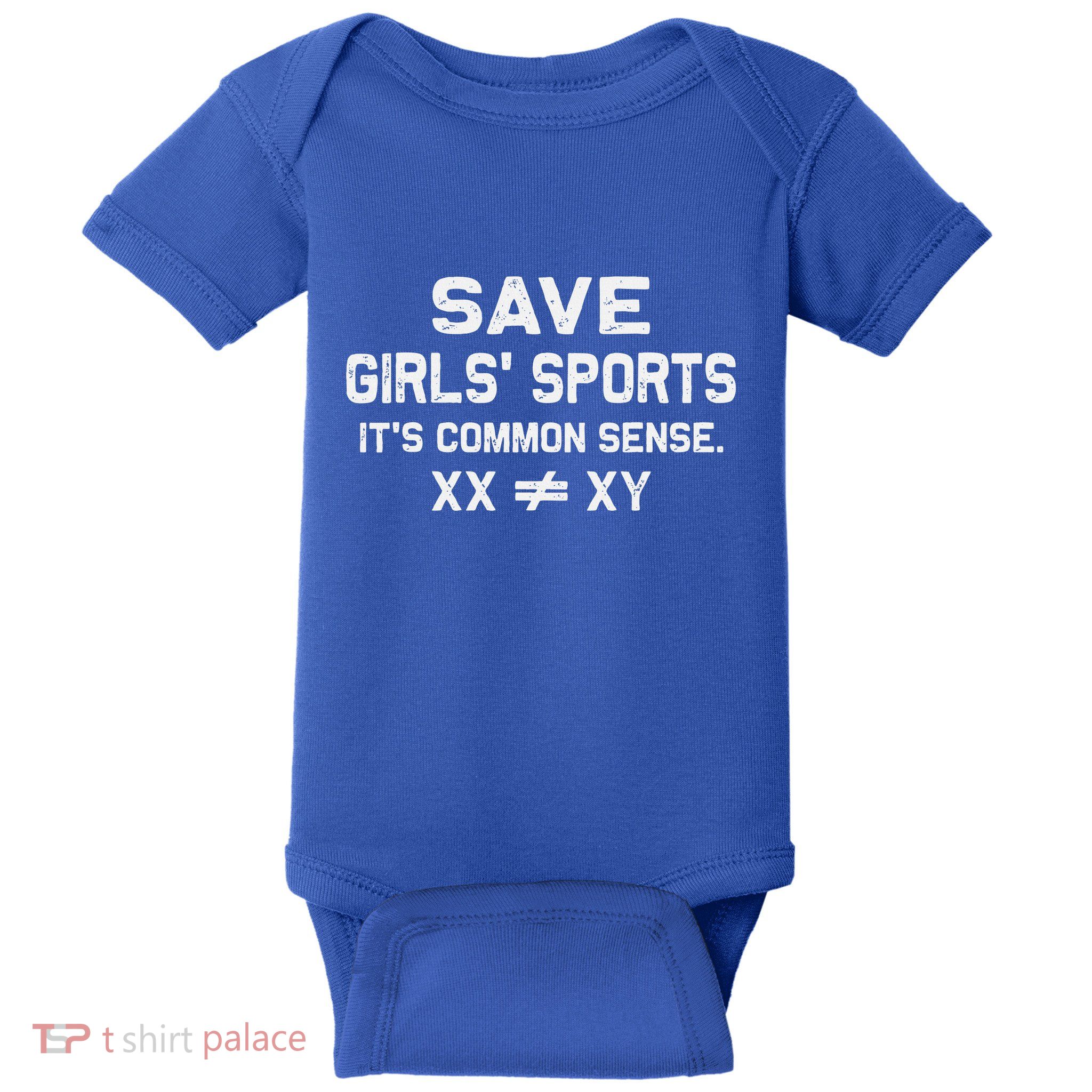 Save Girl Sports Its Common Sense Xx Different To Xy Baby Bodysuit