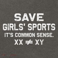 Save Girl Sports Its Common Sense Xx Different To Xy Cotton Canvas Backpack