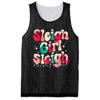 Sleigh Girl Sleigh Christmas Retro Xmas Holiday Mesh Reversible Basketball Jersey Tank