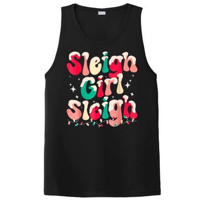 Sleigh Girl Sleigh Christmas Retro Xmas Holiday PosiCharge Competitor Tank