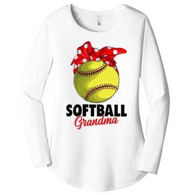 Softball Grandma  Women's Perfect Tri Tunic Long Sleeve Shirt